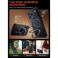 thumbnail image 4 of Funda SUPCASE para iPhone 17 Pro 6.3" con soporte magnético resistente, 4 of 9
