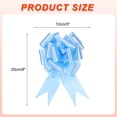 thumbnail image 2 of 10pcs 5 Inch Large Pull Bow Big Gift Wrapping Bows Ribbon Light Blue for Wedding Car Christmas, 2 of 6