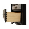thumbnail image 5 of Traditional Matrix King 5 PC Storage Bedroom Set in Black made with Wood, 5 of 29