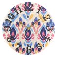 thumbnail image 5 of Symbol Pattern Boho 10 inch Wall Clocks Non Ticking Easy to Read Battery Decorative for Home Bathroom Kitchen Bedroom Living Room, 5 of 8