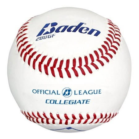 Baden Sports Official League Collegiate Flat Seam Baseball - Set of 12