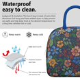 thumbnail image 3 of Obrewu Pioneer Flower Lunch Bag for Adult, Insulated, Leakproof, Oxford Cloth, 3 of 7