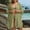 Army Green, variant on Women Ruffled Beach Holiday Blouse Women Spring And Summer Leisure Plus Size Ruffled Cardigan Loose Beach Holiday Sunscreen Blouse With Blouse. Beige Free Size