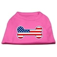 thumbnail image 1 of Chemises Imprimées Drapeau Américain en Forme d'Os Rose Vif M (12), 1 of 1