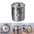 thumbnail image 4 of Tarro humidificador de material acero inoxidable, con humidificador higrómetro, estuche humidificador de digital, caja humidificadora tarro de Macarena Tarro Humidor, 4 of 8