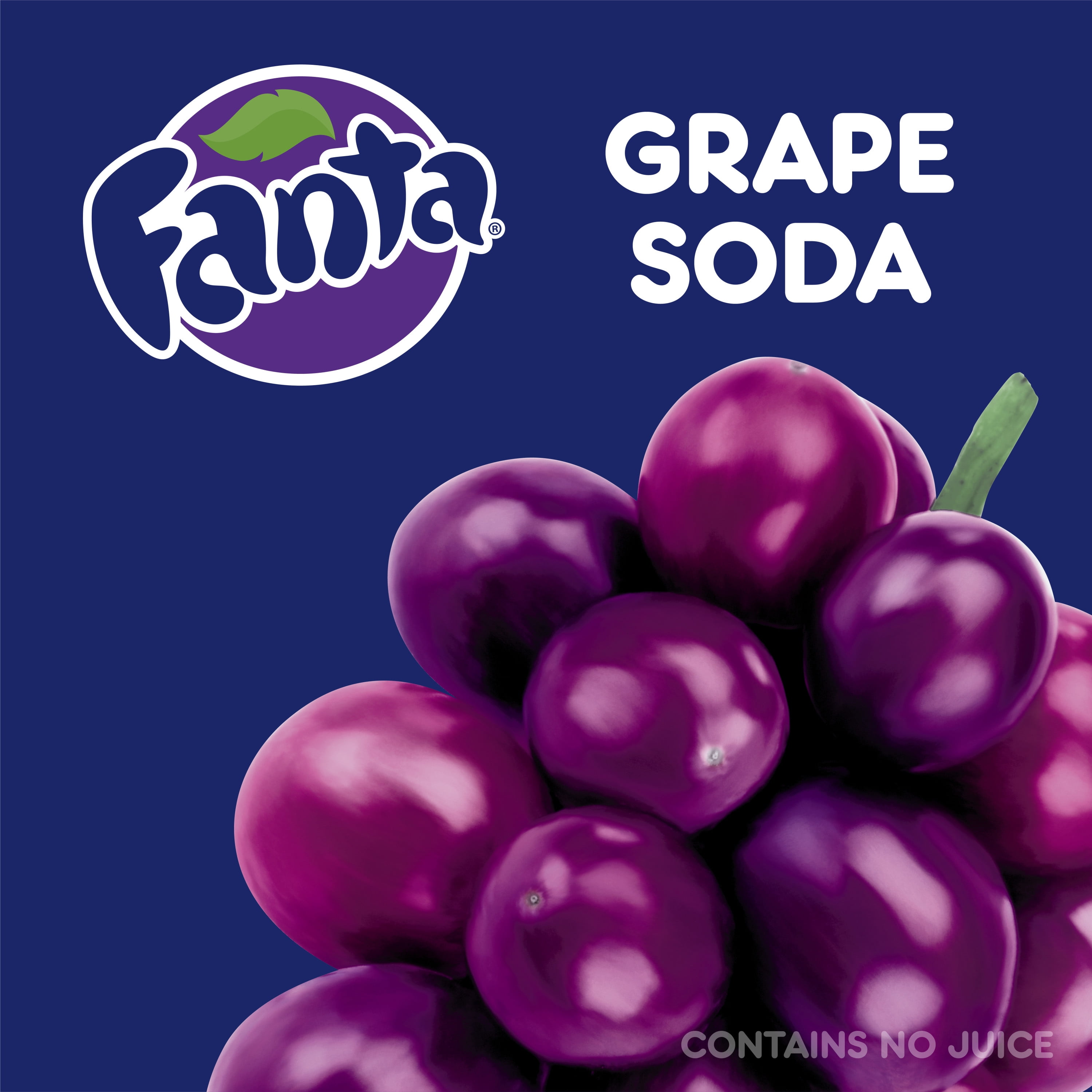 Fanta Grape Fruit Soda Pop, 12 fl oz, 12 Pack Cans