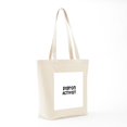thumbnail image 7 of CafePress - PIGEON ACTIVIST Tote Bag - Unisex Canvas Tote Bag, Beige, 1-Piece, 7 of 7