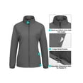 thumbnail image 4 of Little Donkey Andy Women's Lightweight Windbreaker Jacket Breathable Windproof Spring Fall Summer Jacket Hiking Running Golf UPF50+ grey S, 4 of 7