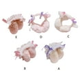 thumbnail image 3 of GENEMA Lolita Earmuffs Bows Ear Muffs Lace Princess Ear Muffs Purple Pink Bows, 3 of 19