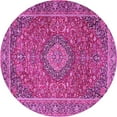 thumbnail image 1 of Ahgly Company Indoor Round Persian Pink Traditional Area Rugs, 4' Round, 1 of 4