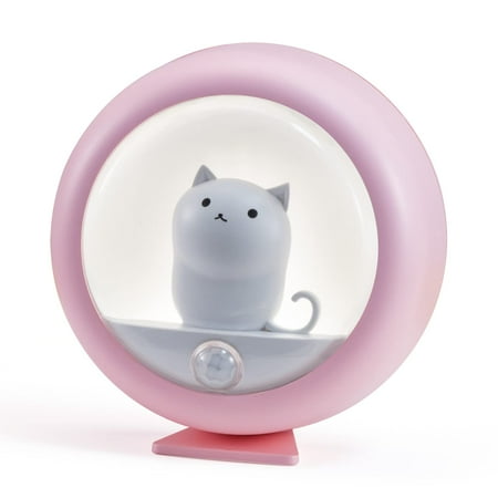 

TAOMEE Rechargeable Motion Sensor Night Light Magnetic Nightlights Adjustable Brightness Stick-Anywhere Cat Lamp for Wall Bedroom Cabinet Closet Stairs
