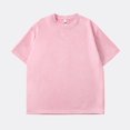 thumbnail image 1 of KIHOUT Camisetas para hombre, mujer, unisex, de gran tamaño, de algodón, vintage, para entrenamiento, gimnasio, lavadas, informales, camisetas, tops, liquidación, 1 of 4