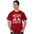 thumbnail image 4 of This Guy Just Graduated Thumbs Up Men's Big & Tall Crewneck Graphic Tee Brisco Brands 2X, 4 of 5