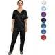thumbnail image 1 of Uniforme Medico Pijama Quirurgica Mujer Recto Conjunto S Color Negro, 1 of 5