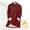 Wine, variant on Women's Fleece Pullover Long Sleeve Half Zip Sweatshirt Warm Sherpa Lined Tops Winter Casual Loose Comfy Outerwear
