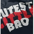 thumbnail image 4 of Cutest Little Bro Youngest Brother Youth T Shirt Tee Boys Infant Toddler Brisco Brands 12M, 4 of 5