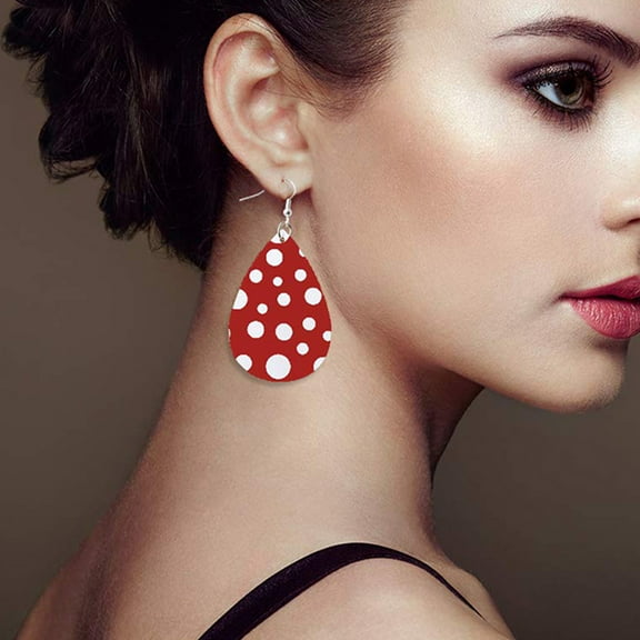 HORIALENCE 50Pcs Earring Findings Khaki Teardrop Unfinished Pendants for Artists Diy Accessories