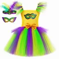 thumbnail image 2 of Disfraces de carnaval para niñas, fiesta de carnaval, vestido de tul con purpurina, vestidos de tul para niñas, conjunto de ropa elegante, 2 of 5
