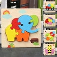 thumbnail image 2 of MesaSe PENGXAING Building Block Toys Three-dimensional Intellectual Development Fall Resistant DIY Assembling Animal Train Puzzles Toy Early Education Toys, 2 of 6