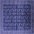 thumbnail image 1 of Ahgly Company Indoor Square Oriental Blue Traditional Area Rugs, 6' Square, 1 of 4