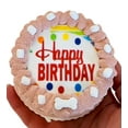 thumbnail image 6 of Dezicakes Crispy Rocky Road w/ Marshmellows Dog Birthday Cake- Edible Puppy Party Crispy Vanilla Rice Cake, Yogurt Icing w/ Marshmellows-Perfect Dog Party Cake Boxed, Iced and Decorated, 6 of 10