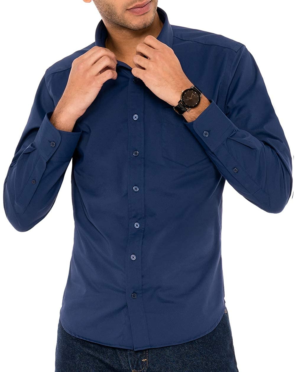 men's untucked dress shirts