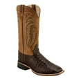 thumbnail image 2 of Old West Men's Faux Horn Back Gator Print Boots, 2 of 2