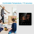 thumbnail image 4 of Termostato inteligente Wi-Fi Controlador de temperatura digital Control de aplicación Tuya LCD, 4 of 8