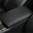 thumbnail image 2 of Black Leather Center Armrest Cover LID For Infiniti Q50 2014-2019, 2 of 6