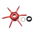 thumbnail image 3 of Accesorio de arrastre Star para carrete de pesca, modificado, práctico, resistente, de repuesto, con llave de descarga de freno, ligero, de metal de Rojo, 3 of 8