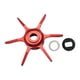 thumbnail image 3 of Accesorio de arrastre Star para carrete de pesca, modificado, práctico, resistente, de repuesto, con llave de descarga de freno, ligero, de metal de Rojo, 3 of 8