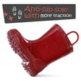 thumbnail image 6 of BOCCA Kids Red Glitter Waterproof Rain Boot For Girls Size 1, 6 of 7