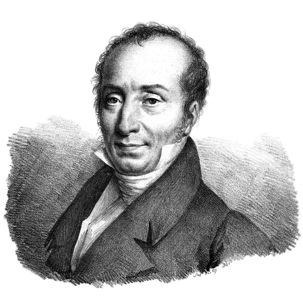 JosephMarie De Gerando N(17721842) Known As Baron De Gerando French Philosopher Lithograph