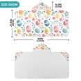 thumbnail image 4 of Yayeee Kids Hooded Towel with Hand Pockets Beach Soft Absorbent Bath Wrap 50 x 23.5 inch, Cute Easter Eggs, 4 of 5