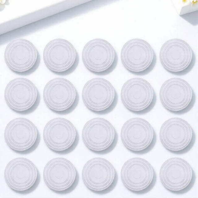 VERDANVERSE 18 Pcs Glass Table Protector Bumper Transparent Plastic Protective Effect for Office Use