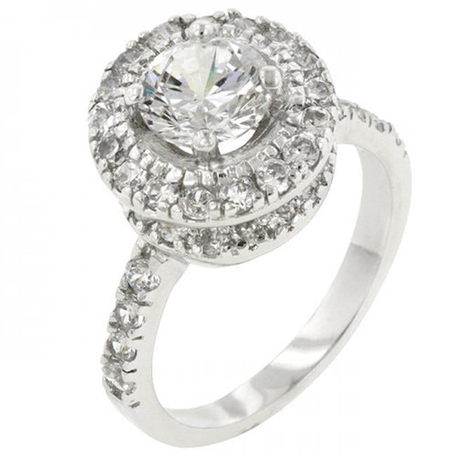 5.2CT White Topaz Jewelry Women Wedding Engagement Ring Size 6-10 Ringe 