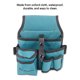 thumbnail image 5 of 104 Bolsa de almacenamiento de herramientas de hardware Cintura multifuncional de tela Oxford engrosada, 5 of 8
