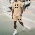 thumbnail image 1 of WILLBEST Pantalones Cortos Deportivos para Hombre, Informales, de Verano, Holgados, Cómodos, Transpirables, para Exteriores, con Camisetas, 1 of 5