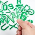 thumbnail image 4 of Parches con letras y números bordados termoadhesivos de TACVEL, 72 unidades, 4 of 7