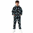 thumbnail image 3 of Mercatoo Christmas Suit for Boys 2 Piece 𝐓racksuits Fleece Hoodies & Sweatpants Set Girls Santa Graphic Sweatsuits Xmas Outfits, 3 of 8
