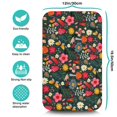 thumbnail image 5 of 2 Pack Washable Rubber Multicolored Flower Leaves Dish Drying Mats for Kitchen Counter Home Large Coffee Bar Pad Accessories and Decor for Utensils Stemware (2pcs 19.5''x12''), 5 of 6