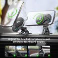 thumbnail image 4 of Cargador de coche HURMAI para Qi2 MagSafe iPhone Air/17/16/15/14/13/12 de 15 W, 4 of 9