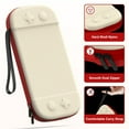 thumbnail image 2 of Hard Shell Case Compatible with Nintendo Switch 2 with 12 Game Card Slots, Travel-Protective Case & Accessories Pouch-White Red, 2 of 7