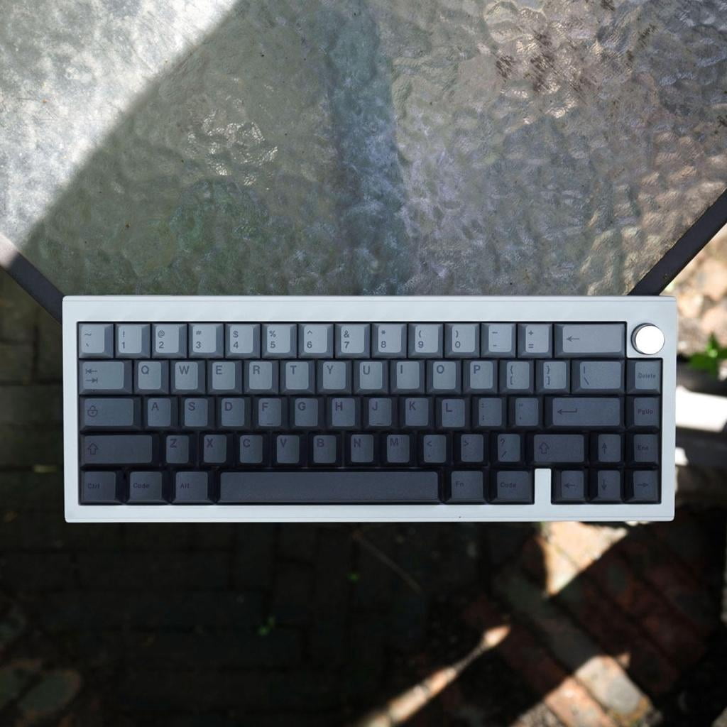 Dye Sublimation Keycaps Letter Top/Side Engraveds Gradients Color Keycaps 125Keys for Mechanical Keyboards