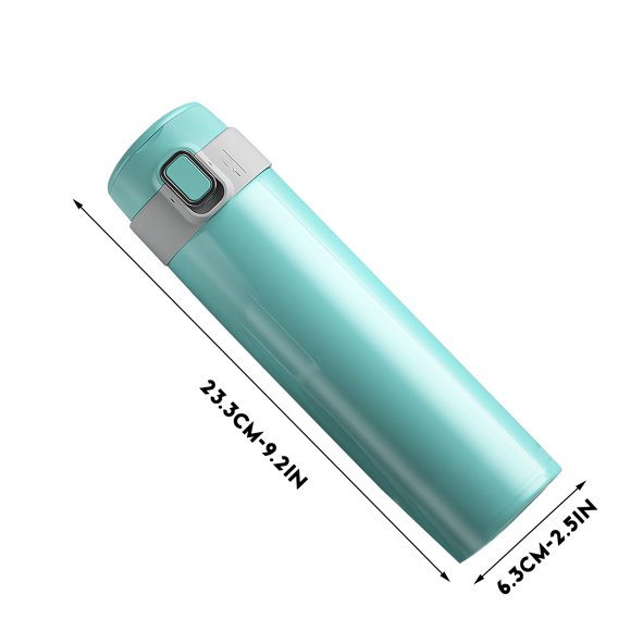 potrochi Water Bottle, One-Touch Stainless Steel Mug, Vacuum Bottle, Insulated Double Wall Vacuum Water Bottle, Stainless Steel Insulated Sports Water Bottles for Kids, Men and Women