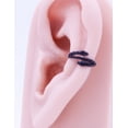 thumbnail image 4 of FANSING 10mm Snake Conch Earrings for Women Mens 16g Piercing Jewelry Black Surgical Steel Conch Hoop 16 Gauge Halloween Jewelry, 4 of 4