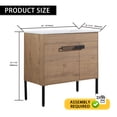 thumbnail image 5 of BNK 36" Bathroom Vanity with Ceramic Sink, Modern Floating Bathroom Vanity or Floor Standing Optional, 5 of 12