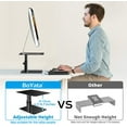 thumbnail image 2 of BoYata Monitor Riser Stand, Adjustable Height Metal Desktop Stand Storage Organizer Compatible with TV, PC, Laptop,, 2 of 5