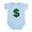 Sky Blue, variant on CafePress - Green Dollar Sign Infant Bodysuit - Baby Light Bodysuit, Size Newborn - 24 Months