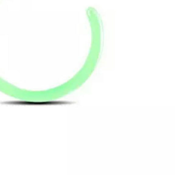 GKNET 1Pc Women Acrylic Nose Clip Cuff Nose Hoop Ring Nose Ring C Shape Body Jewelry-Green